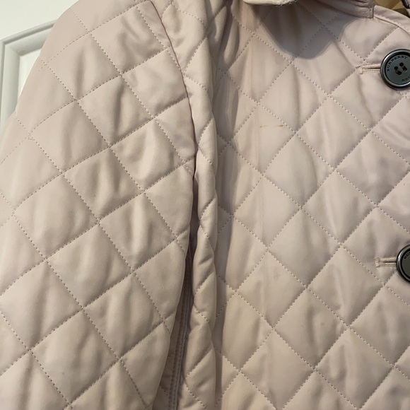 Blush pink Burberry quilted Coat - Picture 10 of 17